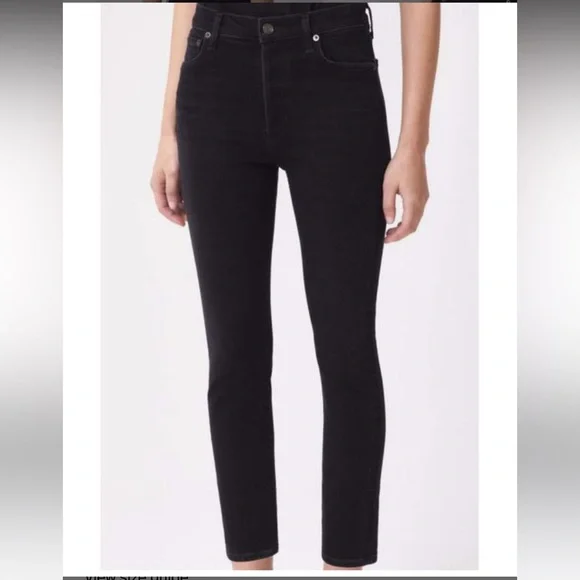 AGOLDE Black Skinny Jeans - Mid-rise - Picture 4 of 11